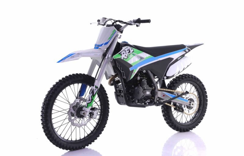 Apollo RFN Thunder 250cc Dirt Bike, 5-Speed Manual, Heavy-Duty Double Beam Steel Frame, Electric & Kick Start For Sale