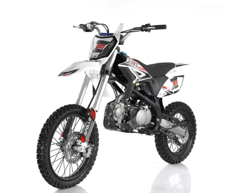 Apollo DB-Z20 125cc Dirt Bike, 4-Speed Manual, 4-Stroke, Single Cylinder, Air-Cooled For Sale