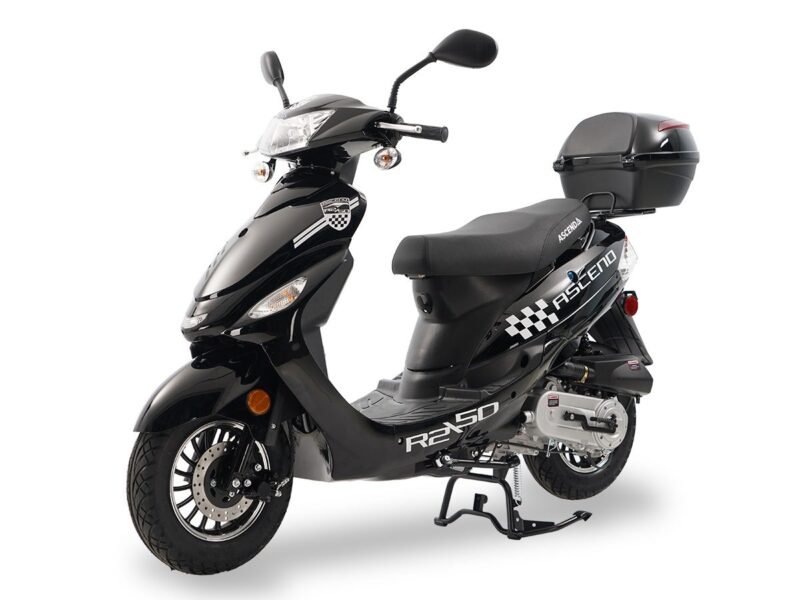 Ice Bear Ascend (PMZ50-4) 50cc Scooter, Fully Automatic, LED Lights, USB Port, Stainless Steel Hardware For Sale