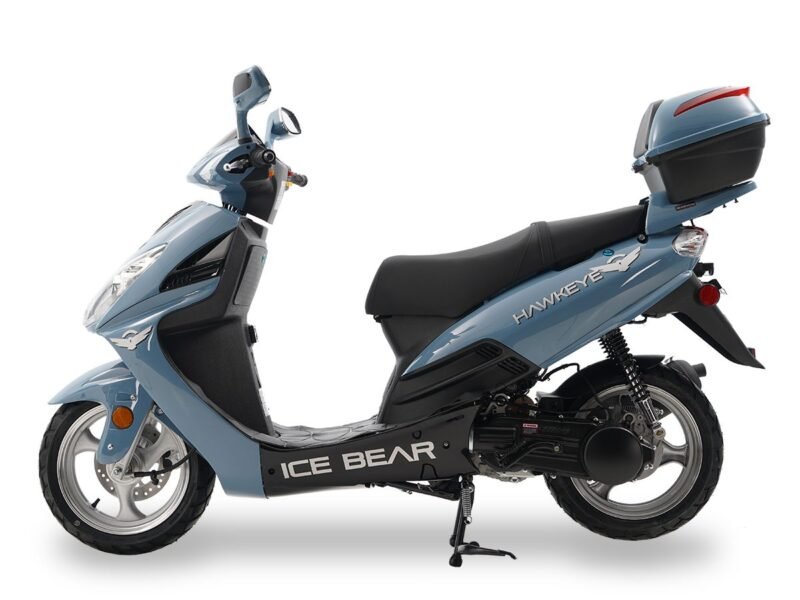 Icebear HAWKEYE 150cc Scooter, Automatic, 13” Aluminum Wheels, Includes Trunk For Sale - Image 3