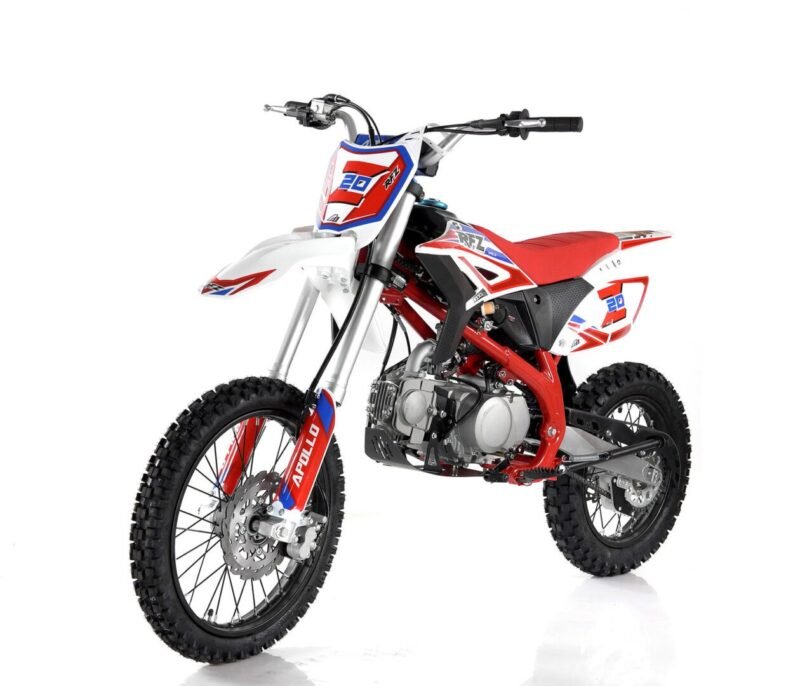 Apollo DB-Z20 125cc Dirt Bike, 4-Speed Manual, 4-Stroke, Single Cylinder, Air-Cooled For Sale - Image 3