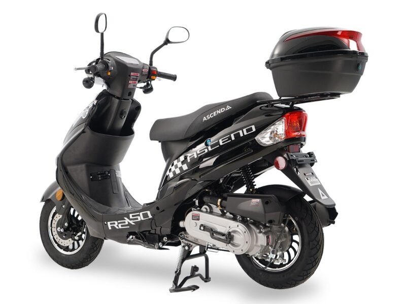 Ice Bear Ascend (PMZ50-4) 50cc Scooter, Fully Automatic, LED Lights, USB Port, Stainless Steel Hardware For Sale - Image 3