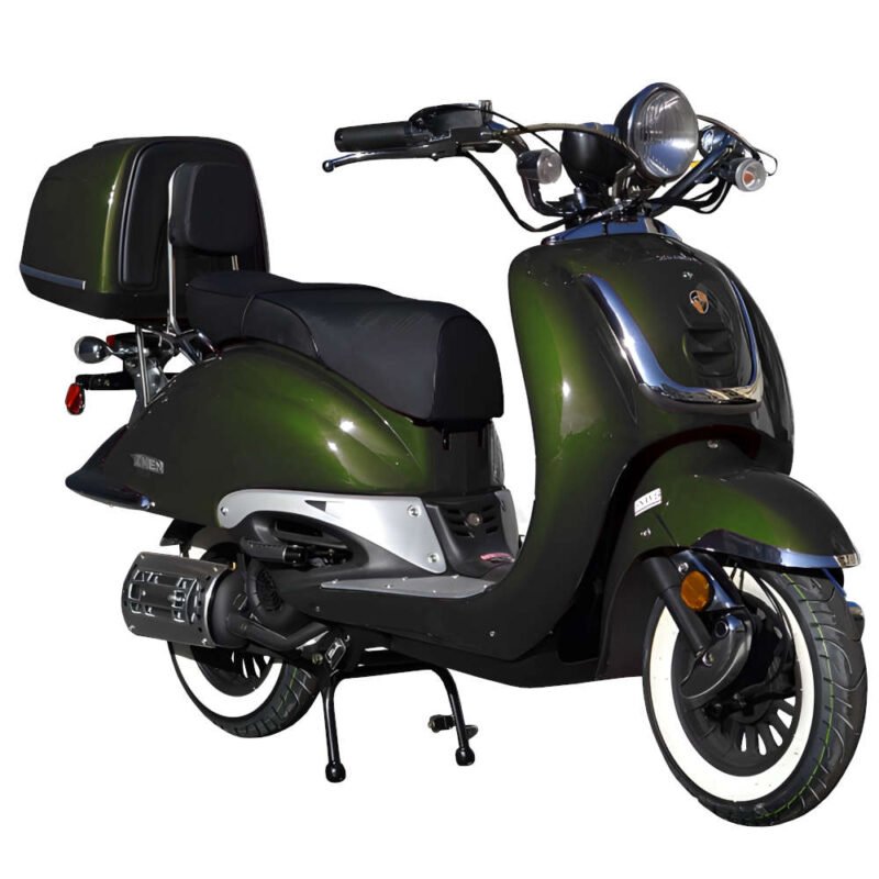 Amigo IL Bello (Classic Heritage) 150cc Scooter, 4-Stroke, Single Cylinder, Air-Cooled, Electric Start with Kick Backup For Sale - Image 3