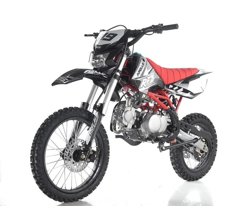 Apollo DB-X19 125cc Dirt Bike, 4-Speed Manual, Kick start with Headlights For Sale - Image 4