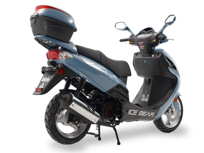 Icebear HAWKEYE 150cc Scooter, Automatic, 13” Aluminum Wheels, Includes Trunk For Sale - Image 6