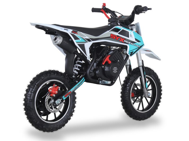 IceBear PRO MINI 57.6cc Off-Road Dirt Bike – Automatic Transmission, 10” Aluminum Wheels For Sale - Image 5