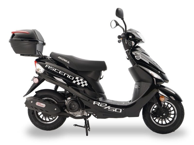 Ice Bear Ascend (PMZ50-4) 50cc Scooter, Fully Automatic, LED Lights, USB Port, Stainless Steel Hardware For Sale - Image 6