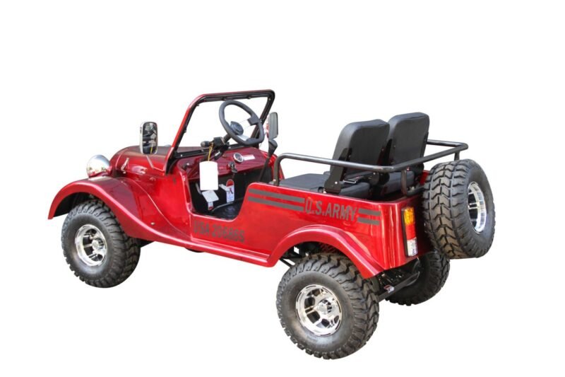 Vitacci Classic Style Jeep GR5 150cc Off-Road Go Kart, Full Suspension, Electric Start, Windshield, Ideal for Youth and Adults For Sale - Image 4