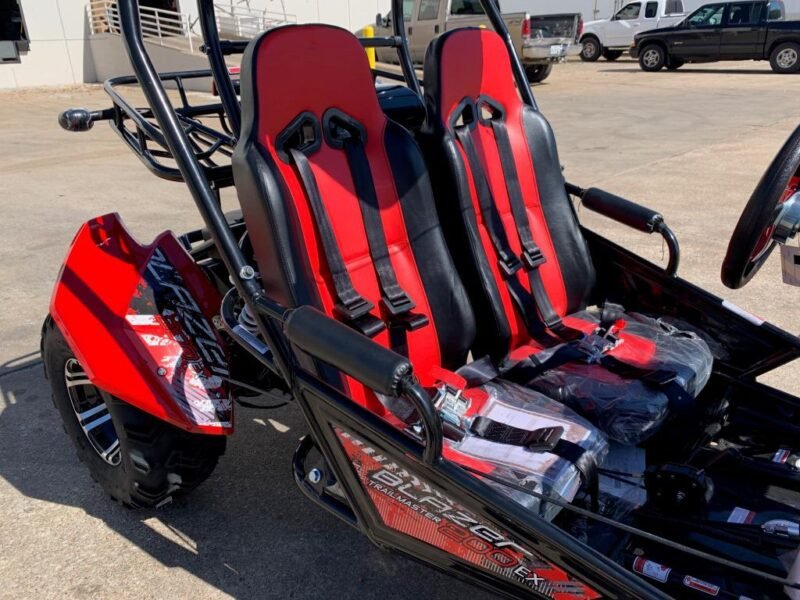 Trailmaster Ultra Blazer 200EX EFI Go-Kart, 168.9cc Engine, 4-Stroke Single Cylinder, Air Cooled, Light Bar, Windshield, Fuel Injected For Sale - Image 7