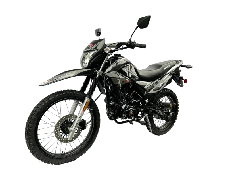 Hawk-X 250cc Dirt Bike, 5-Speed Manual, 4-Stroke Single Cylinder, Air-Cooled, Electric/Kick Start, 35” Seat Height For Sale - Image 2