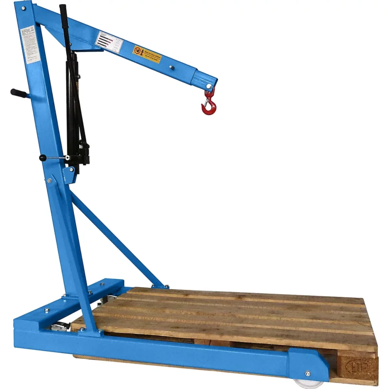 Blue Workshop Crane Max. Load 500 Kg, Parallel Chassis For Sale