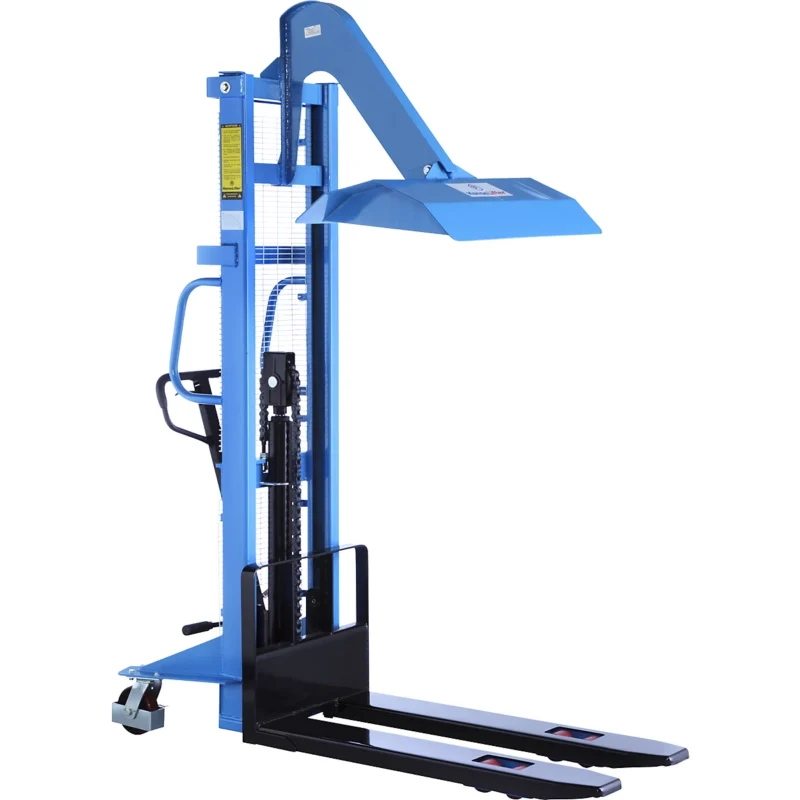 High Lift Stacker With Waste Compactor For 800 And 1100 L Waste Containers For Sale