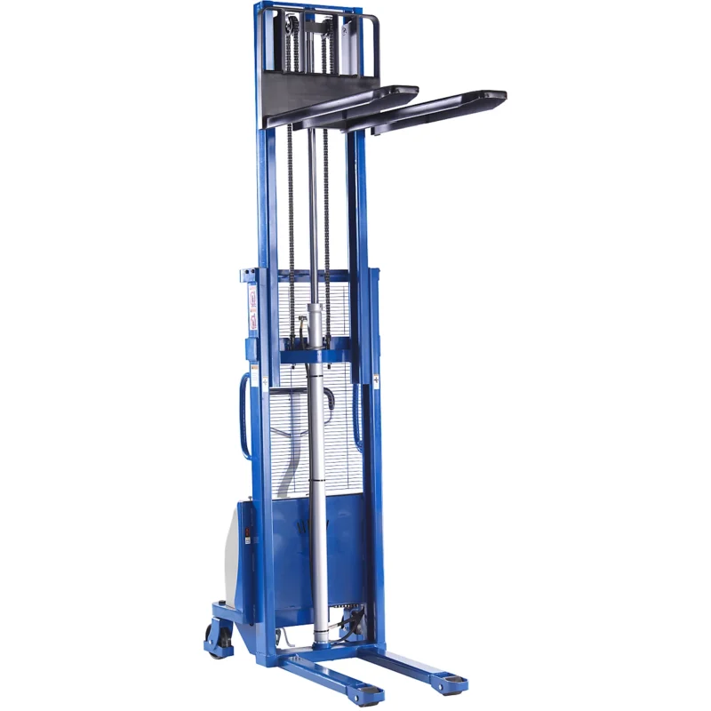 Semi-electric Drawbar Stacker Max. Load 1200 Kg For Sale - Image 7