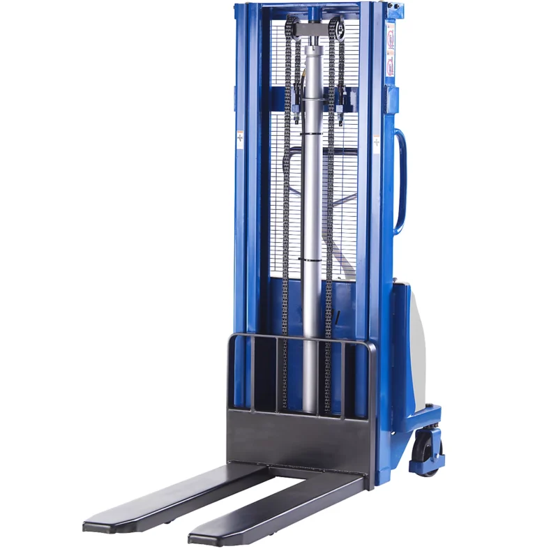 Semi-electric Drawbar Stacker Max. Load 1200 Kg For Sale - Image 10