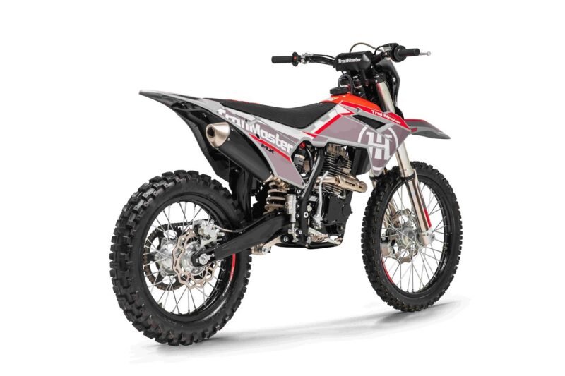 Trailmaster JHL MX250 Dirt Bike, 223cc Engine, 5-Speed Manual Transmission, 4-Stroke, Single Cylinder, Electric & Kick Start For Sale - Image 3