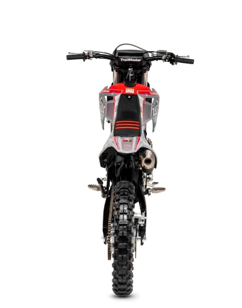 Trailmaster JHL MX250 Dirt Bike, 223cc Engine, 5-Speed Manual Transmission, 4-Stroke, Single Cylinder, Electric & Kick Start For Sale - Image 4