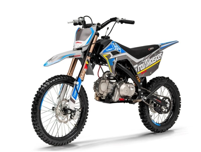 Trailmaster JHL TM SX125 Dirt Bike, 4-Speed Manual Transmission, Air Cooled, Stainless Exhaust, Electric Start, 32.70″ Seat Height For Sale