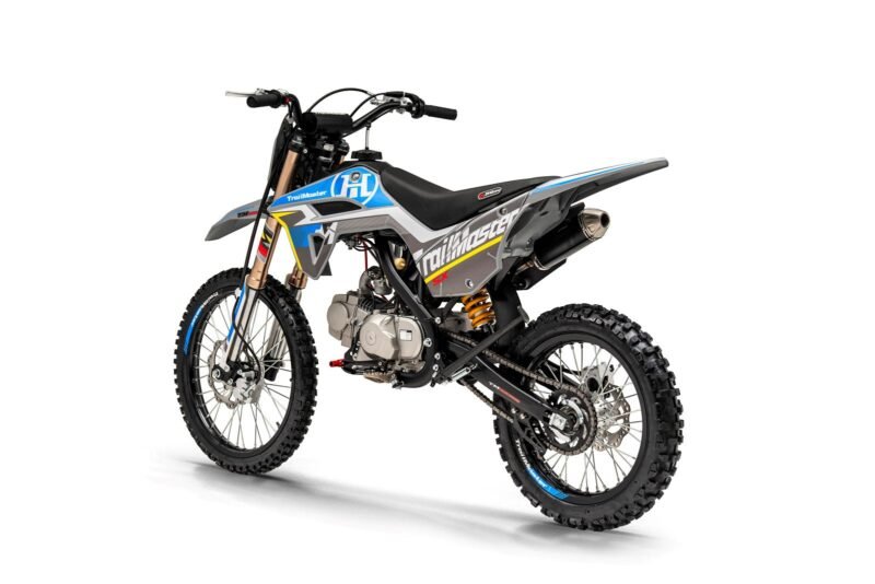 Trailmaster JHL TM SX125 Dirt Bike, 4-Speed Manual Transmission, Air Cooled, Stainless Exhaust, Electric Start, 32.70″ Seat Height For Sale - Image 8