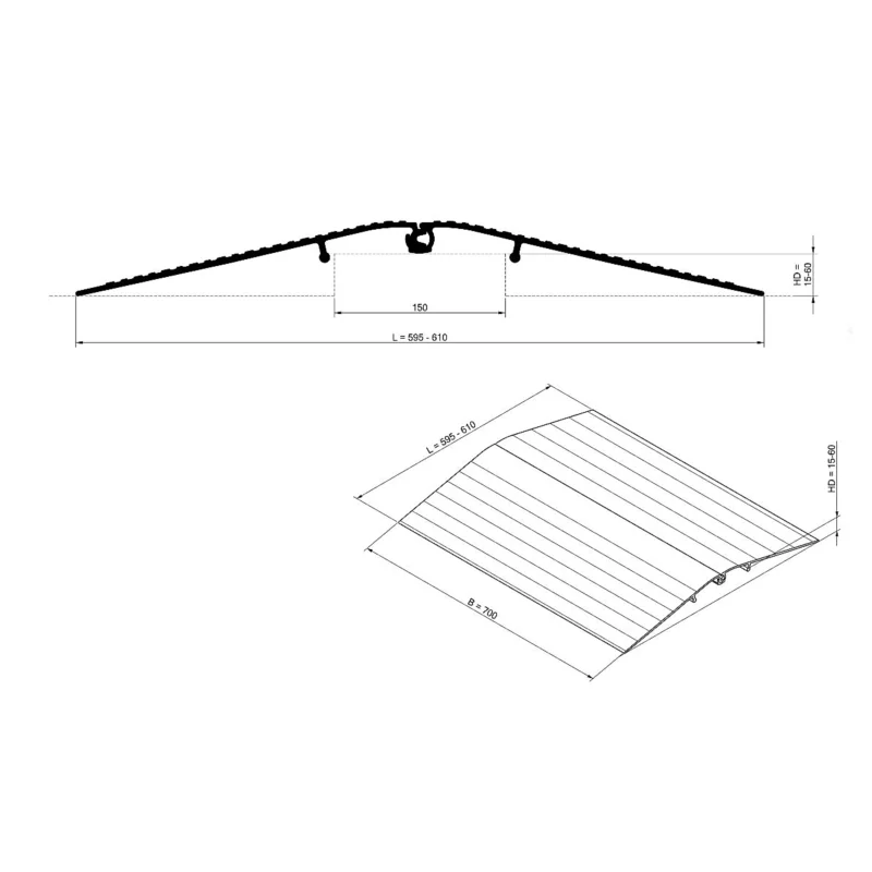 Threshold plate, two-part For Sale - Image 4