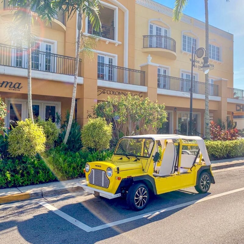 Pre-Order 2025 Moke America eMOKE Lithium Four Passenger Yellow For Sale - Image 2